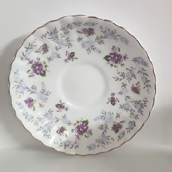 VINTAGE ROYAL STAFFORD ENGLISH BONE CHINA TEA CUP & SAUCER, ENCHANTING PATTERN - Picture 3 of 7